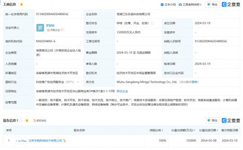 字節跳動15億元在蕪湖成立科技公司，聚焦信息技術咨詢服務